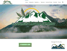 Tablet Screenshot of cannabiscapitalsummit.org